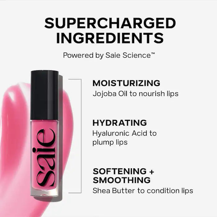 Saie® Glossybounce™ High-Shine Hydrating Lip Gloss Oil