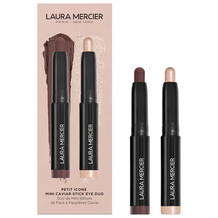 Laura Mercier - Petit Icons Mini Caviar Stick Eye Shadow Duo: Versatile, Long-Wearing®