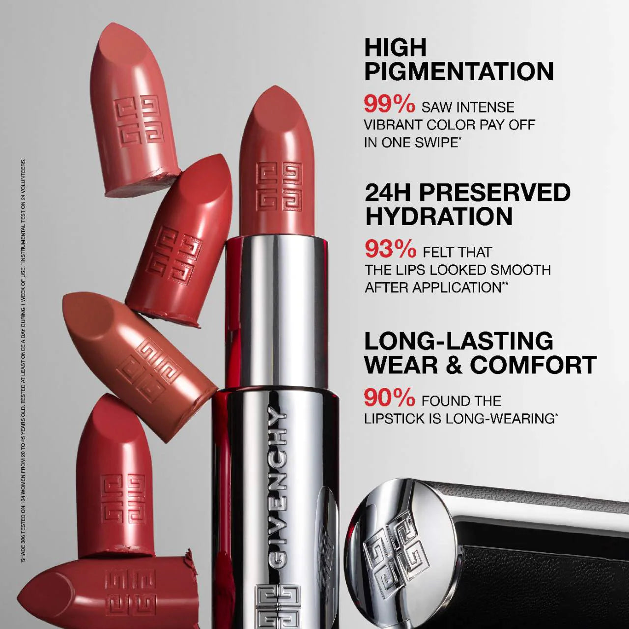 جيفنشي - أحمر شفاه Holiday Rouge Interdit Intense Silk Satin Matte Lipstick®