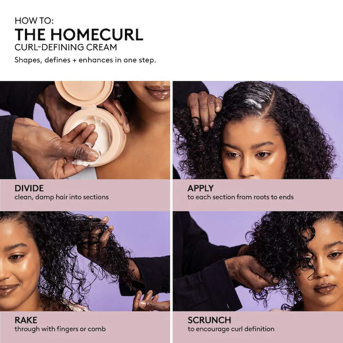 مجموعة علاج إصلاح التلف الفوري للشعر المجعد من The Curl Crew + كريم تحديد الشعر المجعد من Fenty Beauty®