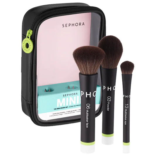 SEPHORA COLLECTION מיני מברשות פנים ועיניים סט®