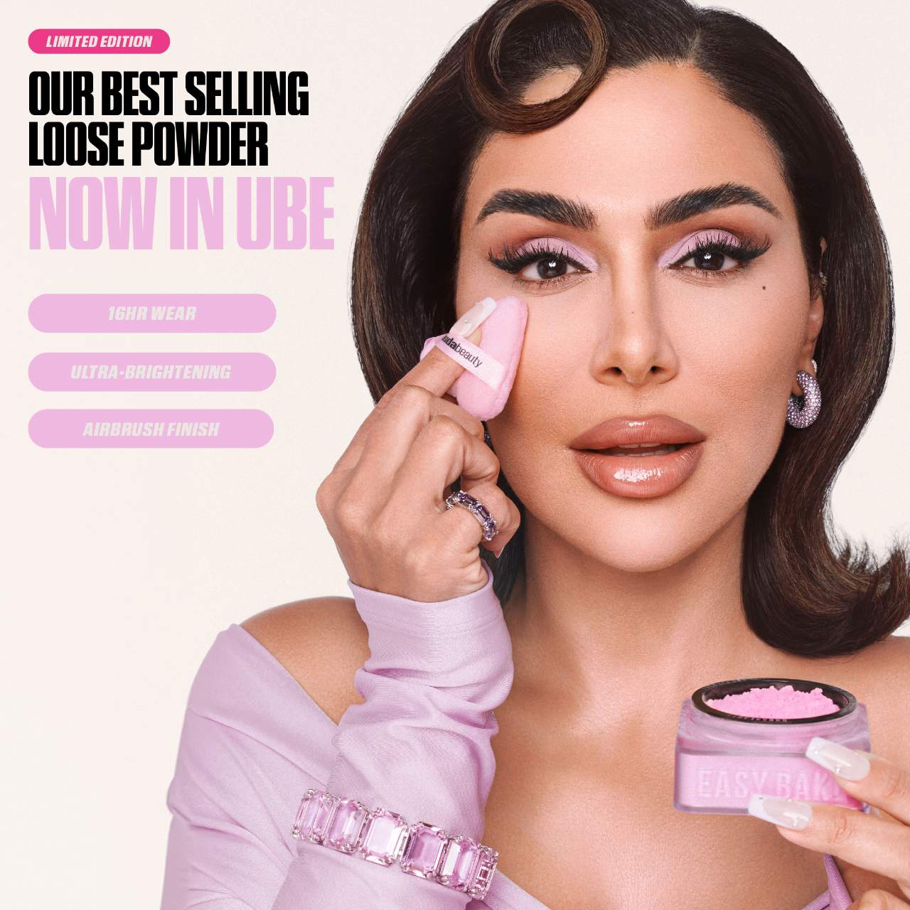 HUDA BEAUTY – Easy Bake Soft Focus Loose Setting & Baking Powder®