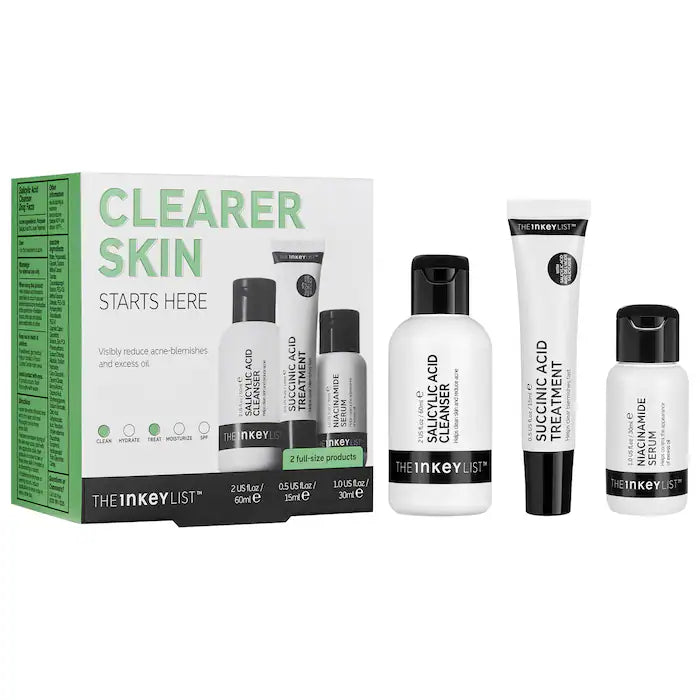 مجموعة INKEY List® Clearer Skin Starts Here