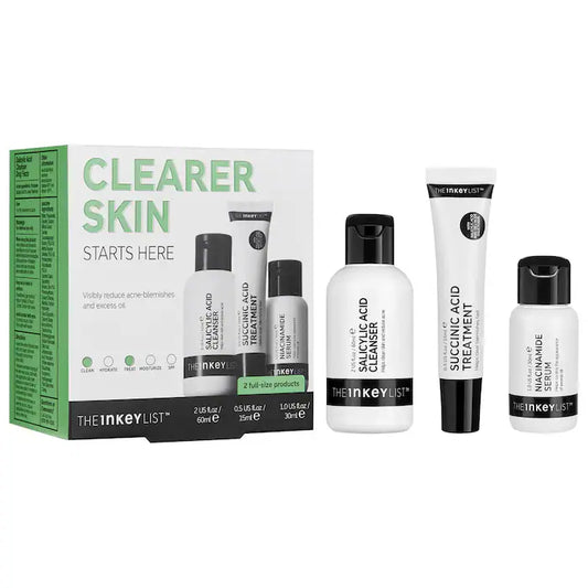 مجموعة INKEY List® Clearer Skin Starts Here