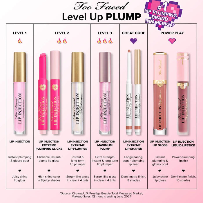 ملمع الشفاه Too Faced - Lip Injection Extreme Plumping Clicks 1.5g®