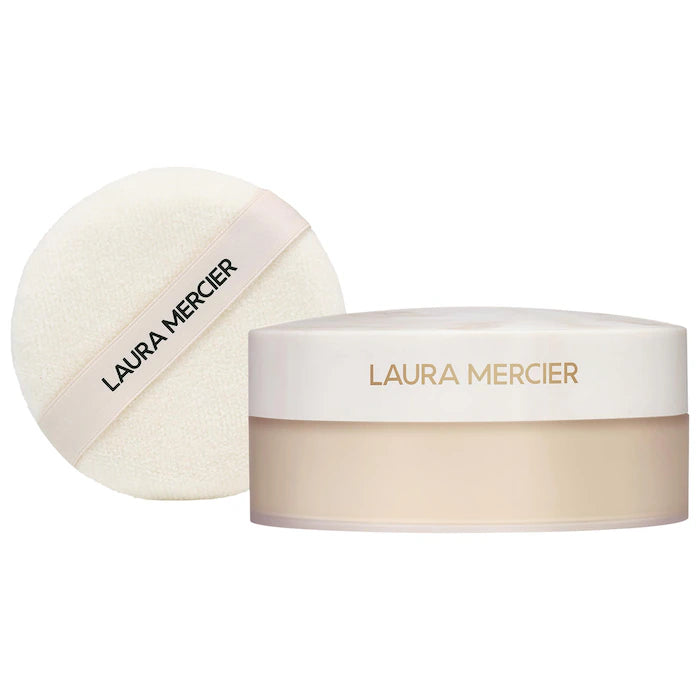 Laura Mercier - Jumbo Translucent Loose Setting Powder Ultra-Blur & Velour Puff Long-Lasting, Flawless Finish®