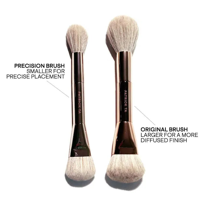 PATRICK TA® Dual-Ended Precision Blush Brush